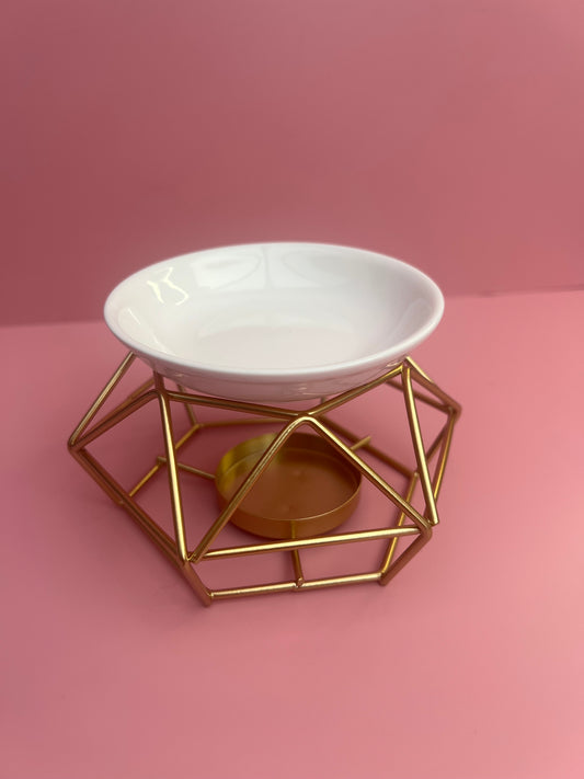 Gold Wax Melt Burner